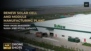Dholera&rsquo;s Solar Manufacturing Giant Revealed 🚨 | ReNew Plant From Above