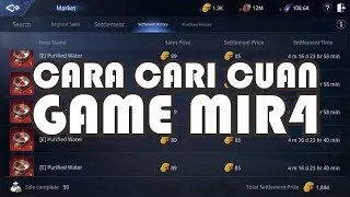 [MIR4 GLOBAL NFT] CARA CARI CUAN DI GAME MIR4 - KONTEN UNTUK PARA PENCARI CUAN DARI GAME