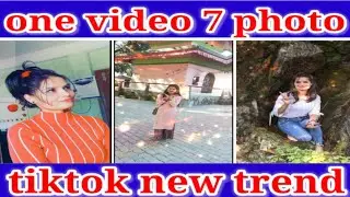 1 video 7 photos transition tutorial\capcut new tiktok trend video editing tutorial\capcut new trend