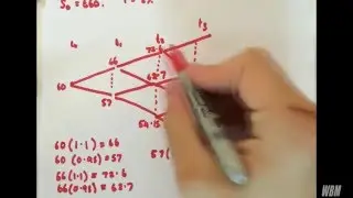 American Put  (Three) 3 Step  | Binomial Method | European Price - EXAMPLE