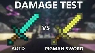 AOTD vs Pigman sword damage test (w/ godpot)
