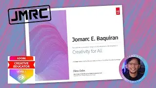 Level 1 Adobe Creative Educator badge!
