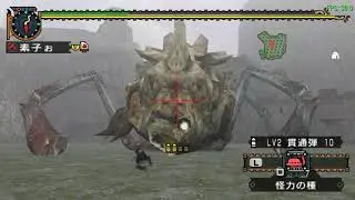 [MHP2G][素材集め][村下位]シェンガオレン火事場貫通ヘヴィ