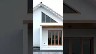 Unique Triangle Window House Modern A Frame Style