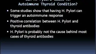 H. Pylori and Autoimmune Thyroid Conditions