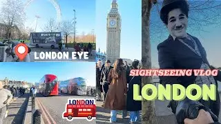 London Eye, Big Ben & Uber Boat Ride | London Sightseeing Vlog Part 1#dayinmylife #uk #londonvlog