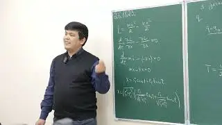 Nazariy mexanikа: V bob. Kichik tebranishlar. Ma'ruzachi: Ahmadjon Abdujabbarov.