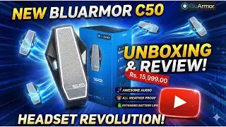 C50 Helmet Intercom Unboxing 🔥 | Tuned by BLU Audio | IP67 | RIDEGRID 2.0 Mesh | Worth ₹15,999?