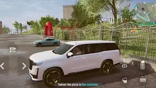 Cadillac Pizza Delivery Job - Car Simulator - Driving In Big Open City #28 - Android Games