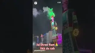Happy dushshera 🥵👺! Ravan Dahan dwaraka sec 10! World tallest Ravan!shorts #ytshorts #youtubeshorts