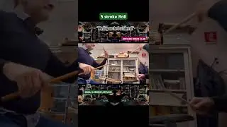 5 stroke Roll drum lessons Bateri Dersleri music M&uuml;zik