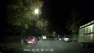 16.10.2025 | Narrow Road-Oncoming Car With High Beams Fails to Stop| Snowdon Pl, Stirling | #Dashcam