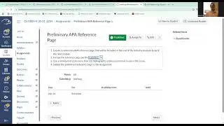 CST 300 - APA Reference Page Module Overview