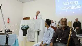 PASTOR: AIBES PEREIRA  DUARTE , aniversário do genro,  Franca  SP..