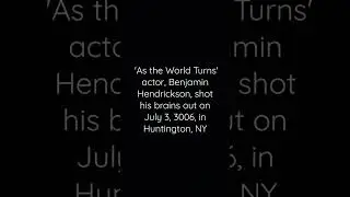 Shot To Pieces - Vol. 59: The Death of Benjamin Hendrickson