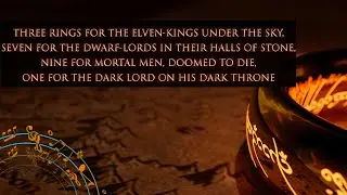 MIDDLE EARTH LORE SONG - The One Ring
