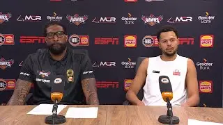 Justin Tatum and Tyler Harvey press conference vs Adelaide 36ers - Round 10, NBL26