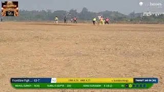 Surates Kings vs Frontline Fighters live cricket match | THE REVOLUTION CUP live - Ck Pithawala Hos