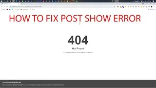 How to Fix WordPress Error 404 Not Found