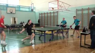 Tenis Stołowy - III liga ATS Stargard - II Chobry Międzyzdroje. 2.03.2013r. Debel