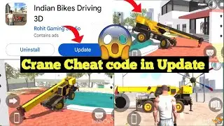 New Crane Cheat code in Update 🤯|| Indian bike driving 3D.#indianbikedriving  #gta 