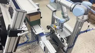 Cobot Case Erector | Water Activated Tape Dispenser | Box Former | ONExia Inc.