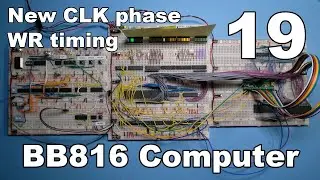 #19 - New clock phase, WR timing improvement - BB816 Computer