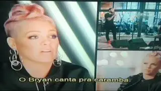 Christina Aguilera & Pink coaching Bryan Bautista on The Voice