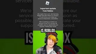 ROBLOX IS GETTING BANNED??? 🤔😭