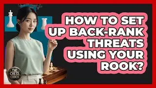 How To Set Up Back-Rank Threats Using Your Rook?