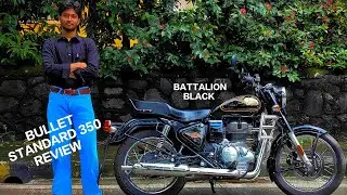  Battalion Black 2025 Review New Royal Enfield Bullet Standard 350