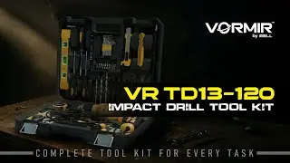 iBELL VORMIR VR TD13-120 | 650W Impact Drill Tool Kit | Professional & Home Use | 145-Piece Set