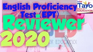 English Proficiency Test (EPT) Reviewer 2020 Part 1