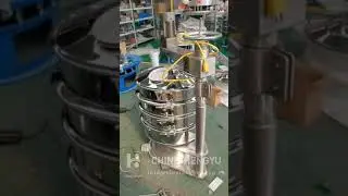 agglomerated powder screening strong force scraper vibrating sieve screen