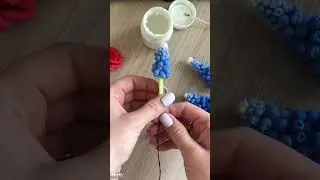 Мастер-класс Мускари из #холодныйфарфор