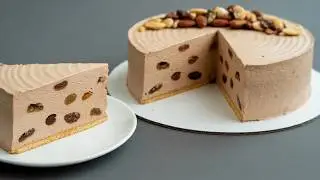 3 spoons of oatmeal and 3 bananas – a healthy NO BAKE cake. Sugar free dessert recipe
