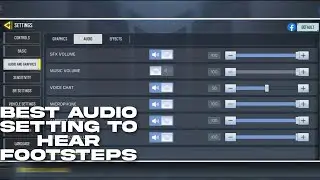Best Audio Setting To Hear Footsteps!! | Shogun