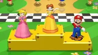 Mario Party 9 - Minigames - Mario vs Peach vs Daisy vs Yoshi