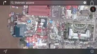 A Street View of Water St South of Stabroek Market Square, Georgetwon; Guyana