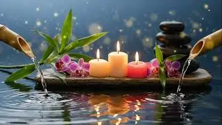 Relaxation Music Wtih Bamboo Water Sound spa Music Ep103