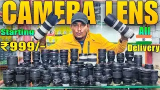 BIGGEST SALE EVER🤩Cheapest Lens Market in Kolkata 😎Second Hand Camera