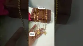 One gran forming dollar chain #7010988580 #necklace #lakshmi# #gold #southindianjewellery#offer