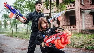 LTT Gaming Nerf Guns : Game Nerf Guns | Special police Seal X Battle criminal group
