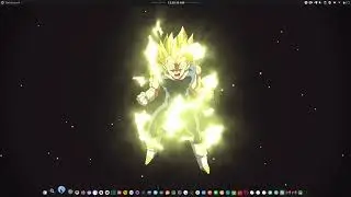 KDE Plasma Plus Super Saiyya Vegeta - Dragon Ball