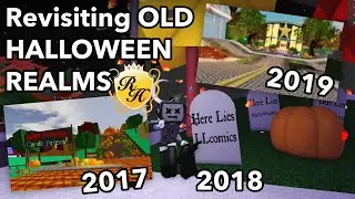 Revisiting OLD Halloween REALMS from ROYALE HIGH 🎃