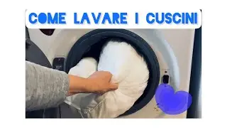 Come lavare i cuscini