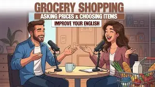 Grocery Shopping Conversation in Simple English | Real-Life Podcast | English Chitchat Club