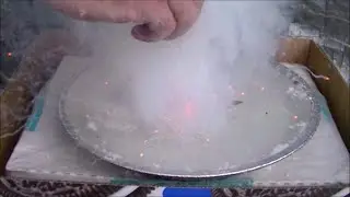 Alkali Metals On Ice - Satisfying Exothermic Chemical Reaction - SCIENCE!