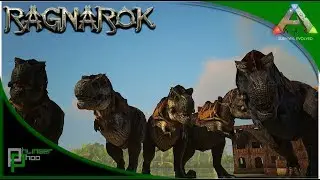 Ark: Ragnarok - TAMING/BREEDING THE REX ARMY - BOSS FIGHT PREP  #23