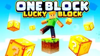 DOWNLOAD the best map - ONE LUCKY BLOCK for Minecraft Bedrock 1.21.130